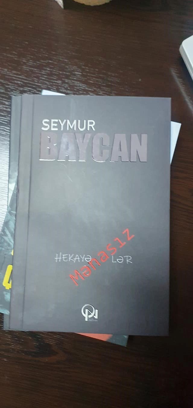 Seymur Baycanın YENİ KİTABI - "Mənasız hekayələr"